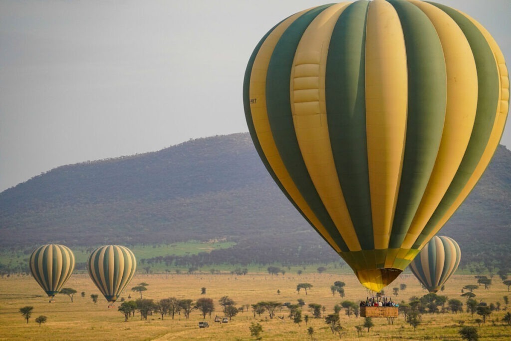 Balloon Safari in serengeti