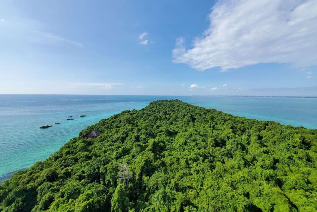 Chumbe Island view forest reserve